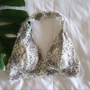 Free Press Halter Lace Bralette